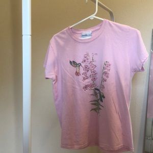 Pink Hummingbird Blouse